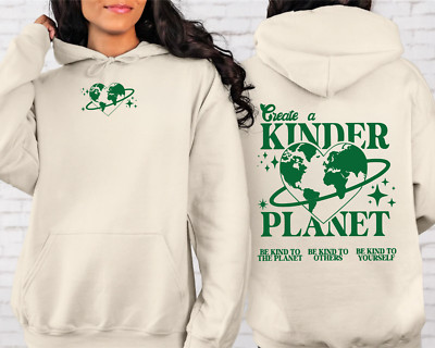 Create a Kinder Planet Hoodie, Mental Health Sweatshirt, Trendy Hoodie
