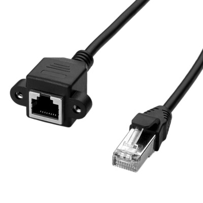 Cat5 Ethernet Verlängerung Netzwerkkabel Gigabit Lan RJ45 Stecker auf Buchse