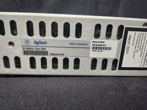 HP/Agilent 81662A : DFB Laser Source Module (Opt.359) (1976) - Picture 3 of 4