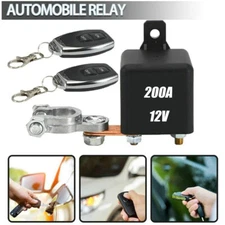Car Battery Disconnect Cut Off Master Switch Isolator Wireless Remote Control