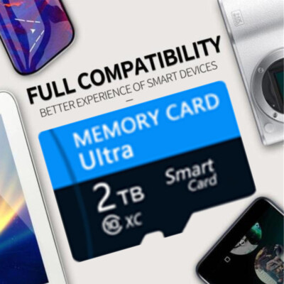 New Memory Card 2TB High Speed Sd Card Flash TF Me Phone Camera Game Consoles