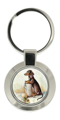 Miniatur Dachshund Schlüsselanhänger