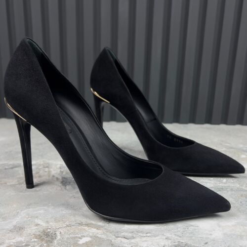 Louis Vuitton Eyeline Pump tacco alto nero scamosciato 10 US o 40 EUR - Foto 5 di 23