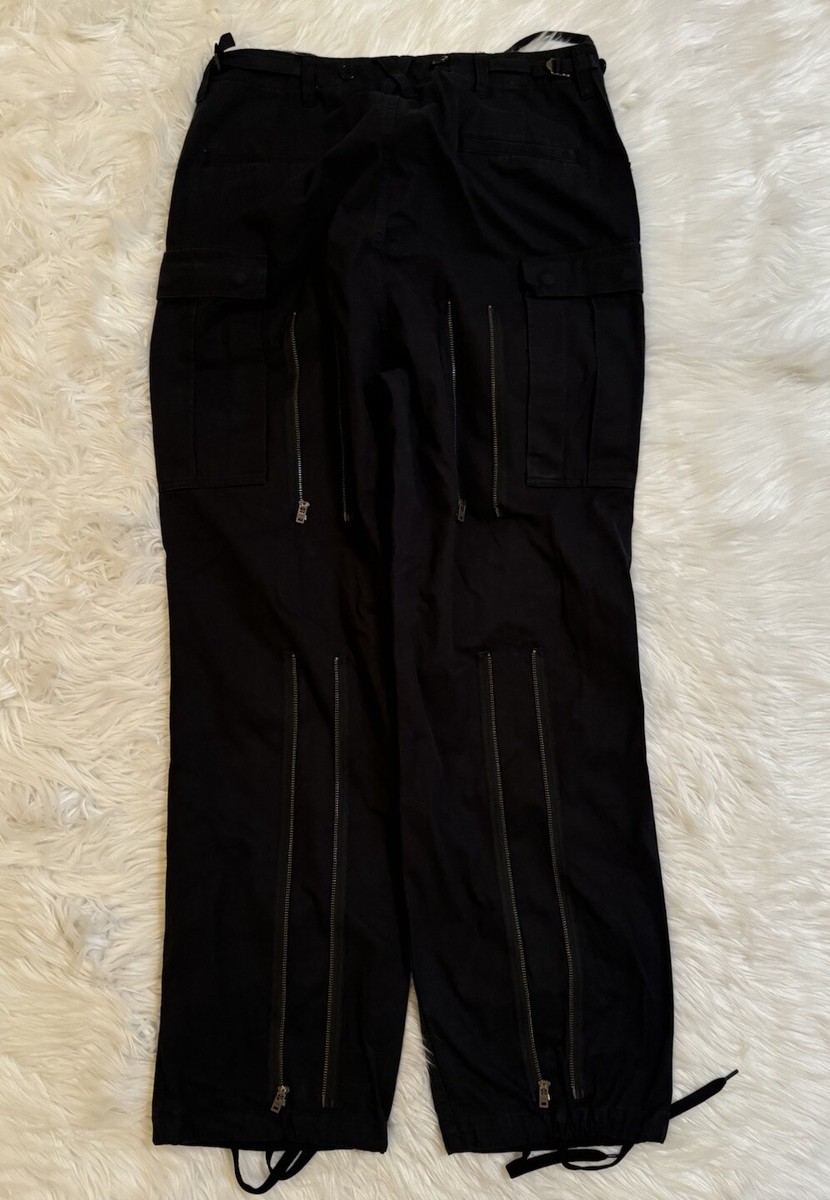 No Vacancy Inn Cancelled Zipper Cargo Pants Black 34 | eBay