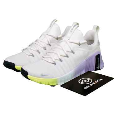 Nike Free Metcon 6 SE White Purple HJ6214-001 Women's Size