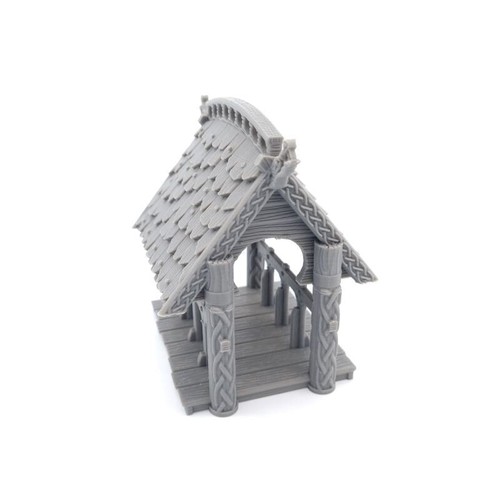 Viking Lychgate Village Gate for D&D 3D printed scenery tabletop terrain QP3D - Picture 6 of 8