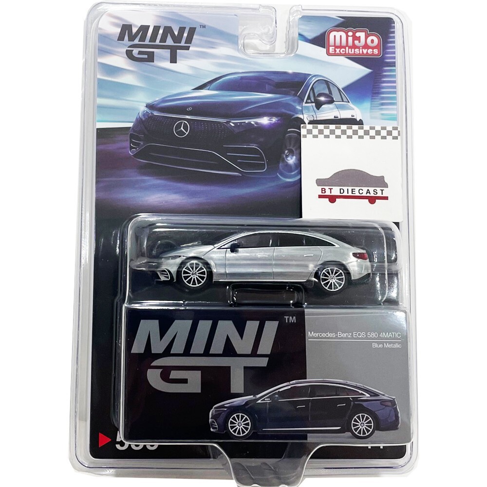 MINI GT MERCEDES BENZ EQS 580 4MATIC 1/64 DIECAST MODEL CAR