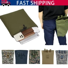 Tactical Molle Dump Pouch Foldable Drawstring Storage Bag Pouch Utility Pouch