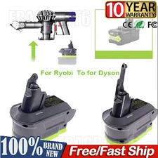 Convert For Ryobi 18V To For Dyson V6 V7 V8 Vacuum Cleaner P107 Battery Adapter