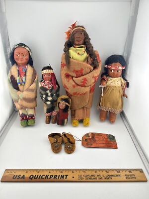 Native American Dolls Skookum 1930er - Menge 1
