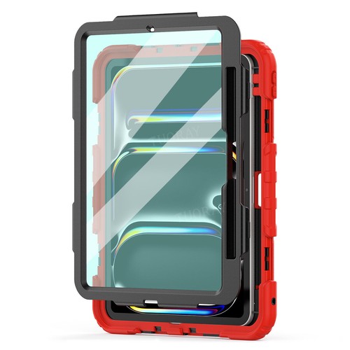 Für iPad 5/6/7/8/9/10 Gen Air 4 5 6 Pro 11 13 Hybrid Outdoor Tasche Gurt Hülle - Bild 100 von 225