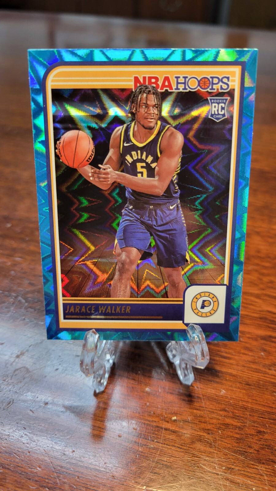 2023-24 Panini NBA Hoops Jarace Walker Teal Explosion Rookie Card RC #251 Pacers
