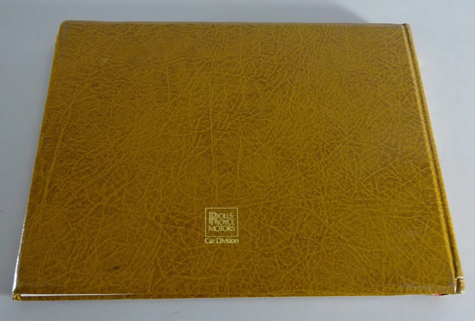 Proprietario´S Manuale Rolls Royce Corniche / Bentley Cabrio & Coupé Da 1976 - Immagine 3 di 4