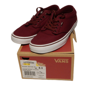 maroon vans laces