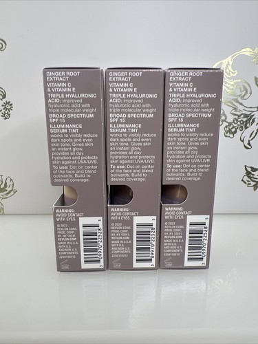 Revlon Illuminance Serum Tint Color: Light Natural 213Size: 0.94 oz Lot Of (3) - Picture 5 of 14