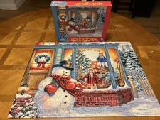 SPRINGBOK Puzzle Frosty's Toy Box 500 Pieces 1JIG01483 2012