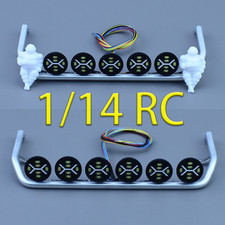 Faretti LED tetto auto camion radiocomandato con lampada pupazzo per 1/14 Tamiya SCANIA 770S 