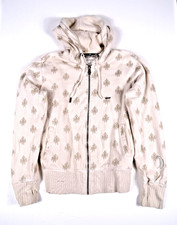 Vintage Y2K Hurley Thermal Full Zip AOP Hoodie Large Mens Skater Grunge