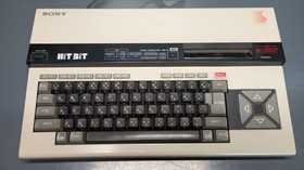 Sony Hit Bit HB-75 MSX Home Computer  Hudson Soft JONG KYO Mahjong working