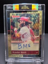 2022 Brandon Marsh Optic Gold Vinyl Auto Rookie 1/1  1 of 1  NL MVP RC