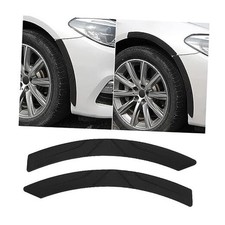 2PCS Car Wheel Tire Eyebrow Strips, Auto Fender Flare Arch Lip Trim Black
