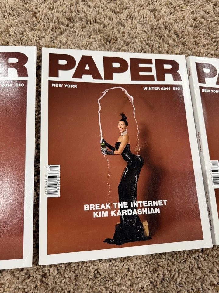 KIM KARDASHIAN PAPER MAGAZINE - BREAK THE INTERNET - FIVE (5) COPIES - Image 4 of 4