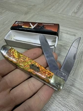 Steel Warrior Frost Cutlery Toothpick Folding Dual Pocket Knife Colorful 