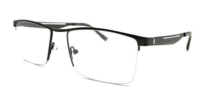 Perry Ellis PE 365-3 Black White Rectangle Authentic Eyeglass Frames 55-18-140