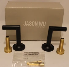 Brizo HL5875-BL - Jason Wu Wall-Mount Lavatory Sink Faucet Handles - Matte Black