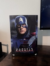 Product Image: Hot Toys Captain America 2012 MMS563 1:6 Scale Figure Avengers New-Open Box