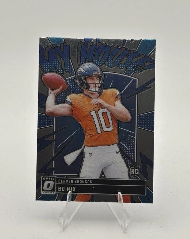 2024 Panini Donruss Optic Bo Nix My House #10 Denver BRONCOS