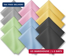 Glasses Cleaning Cloths 12 pcs ,Premium Eyeglass Cleaner Cloth, Lens Wipes Cloth