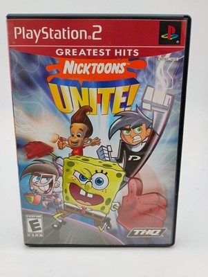 Nicktoons Unite PlayStation 2 PS2 Complete Game with Manual Tested Working