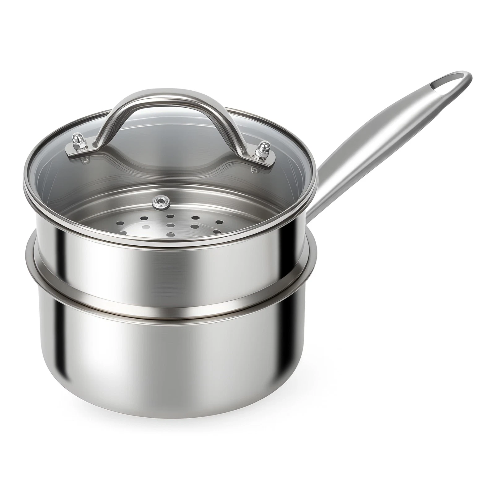 Stainless Steel Sauce Pan - Tri-Ply 1.5 Quarts Steamer for Cooking, Small Coo...
Opens in a new wind