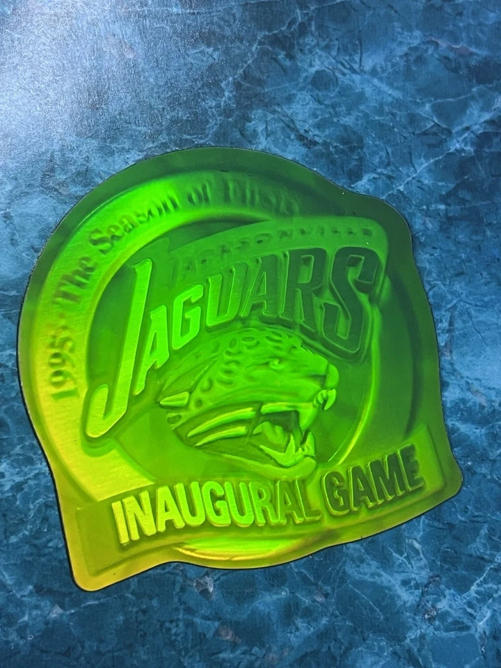 1995 Jacksonville Jaguars & Oilers Inaugural Season NFL Program & Stub Lot NICE! - Image 3 of 4