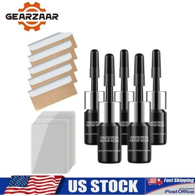 5 Pack Car Glass Nano Repair Fluid Automotive Car Windshield Crack Repair