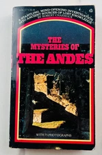 The Mysteries of the Andes Robert Charroux 1977 Avon 1st Print Ancient Aliens