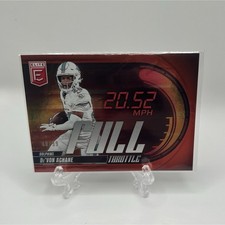 2025 Panini Donruss Elite Full Throttle De'Von Achane #13 /99