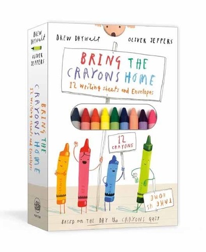 Bring the Crayons Home: A Box of Crayons Letter-Writing Paper and Envelopes - Image 2