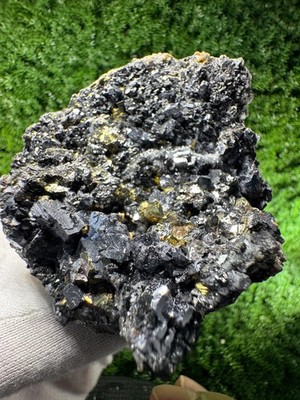 SHINY Cluster of Pyrite, Galena & Quartz from the MINES! / N300