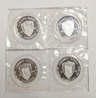 (x4) 1/2 oz .999 Silver ~ 1993 Liberty Lobby Andrew Jackson Courage Rounds