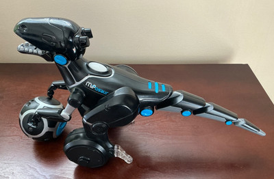 Wowwee Miposaur Interactive Dinosaur Robot Toy with Track Ball - WORKS