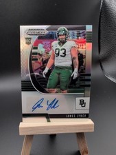 2020 Panini Prizm Draft Draft Picks Silver AUTO Rookies James Lynch #265 Baylor