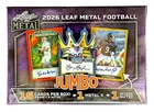 2026 Leaf Metal Football Jumbo Box