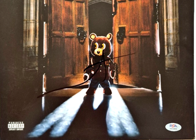 KANYE WEST SIGNED AUTOGRAPHED LATE REGISTRATION ALBUM VINYL YEEZUS