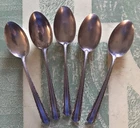 5 Vintage Towle Candlelight Sterling Silver Spoons 128.7 Grams