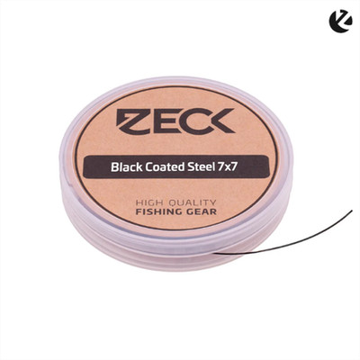Zeck Black Coated Steel 7x7 Raubfisch Vorfach Stahl schwarz ummantelt