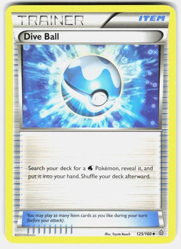 POKEMON DIVE BALL 125/160 PRIMAL CLASH HP