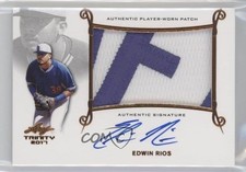 2017 Leaf Trinity Bronze Holofoil Spectrum Edwin Rios #PA-ER1 Patch Auto nd3