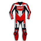 Ducati Corse Leather Motorcycle Racing Suit CE Armor 1 Piece Track Biker Suit